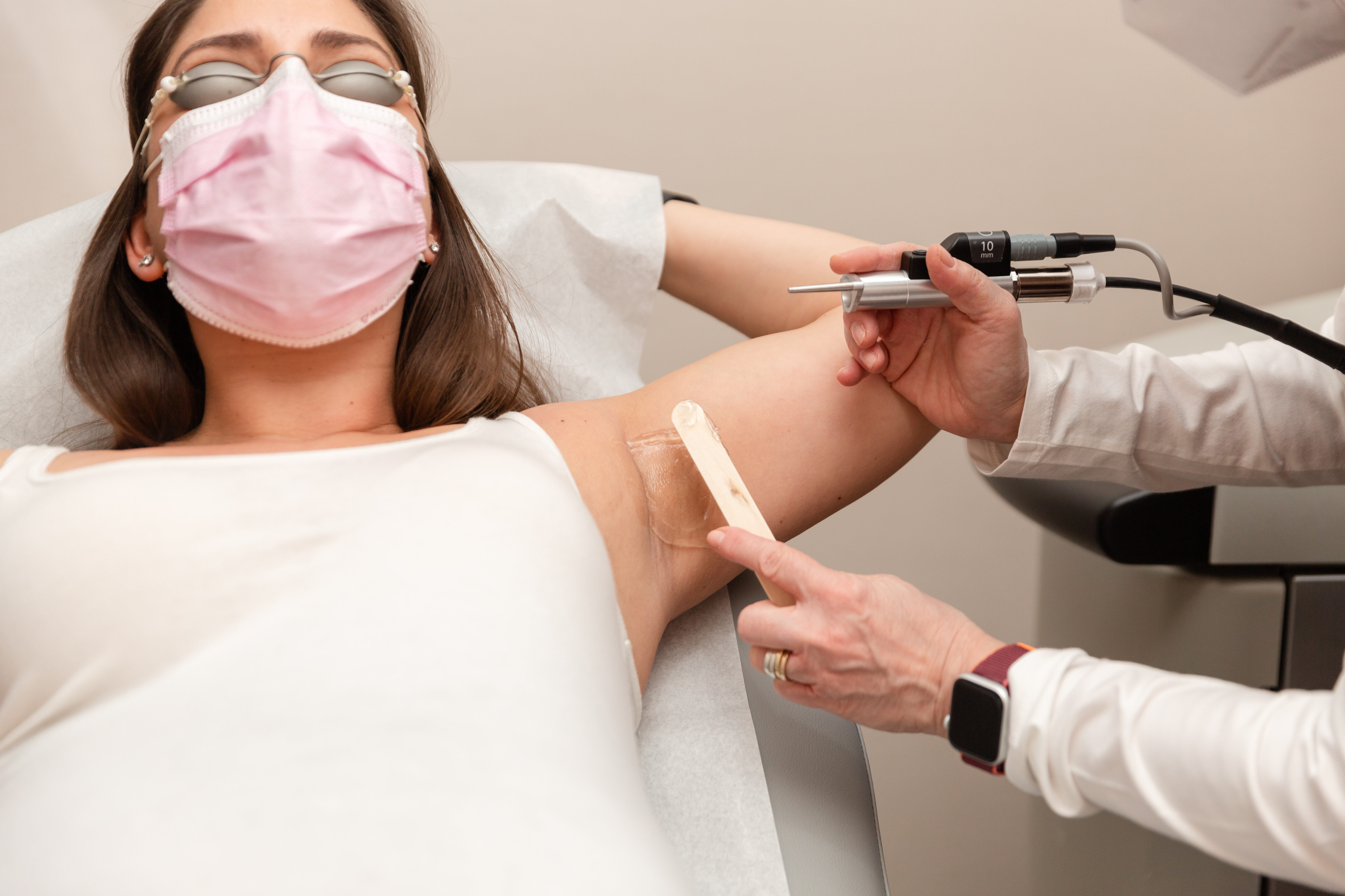 laser hair removal procedure performed by a dermatologist in NJ